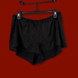 BLACK VICTORIA’s SECRET SATIN SHORTS